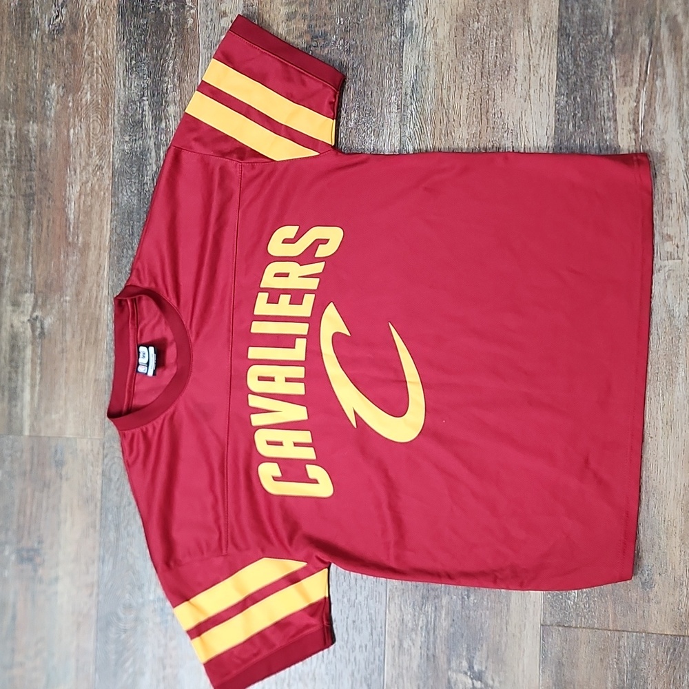 NBA Brand Cleveland Cavaliers Mens SS Wine Gold Jersey by U Brand Size Medium